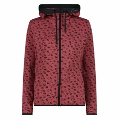 Bedruckte Damen-Fleecejacke mit Kapuze>CMP