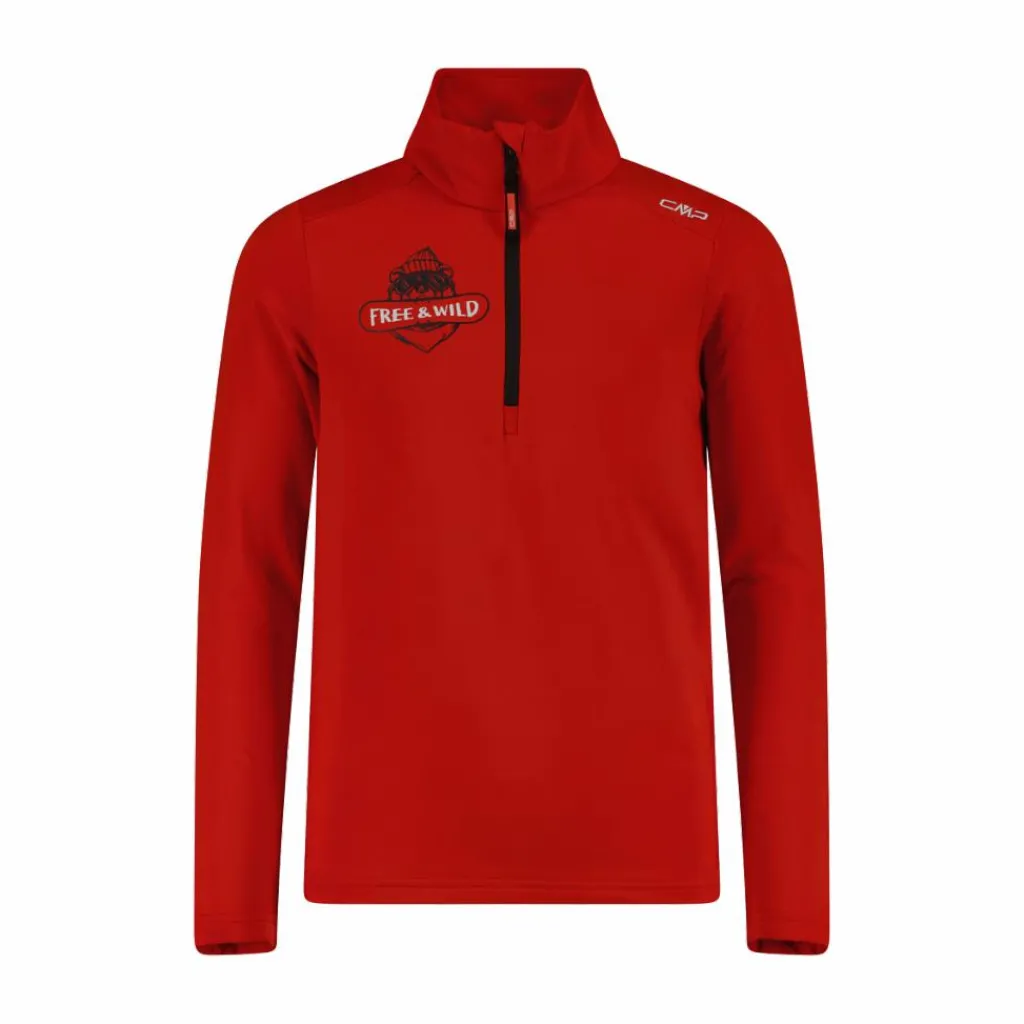 Bedrucktes Fleeceshirt aus Softech für Jungen>CMP