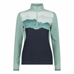 Bedrucktes Half-Zip-Fleeceshirt aus Softech für Damen><noscript><img width=