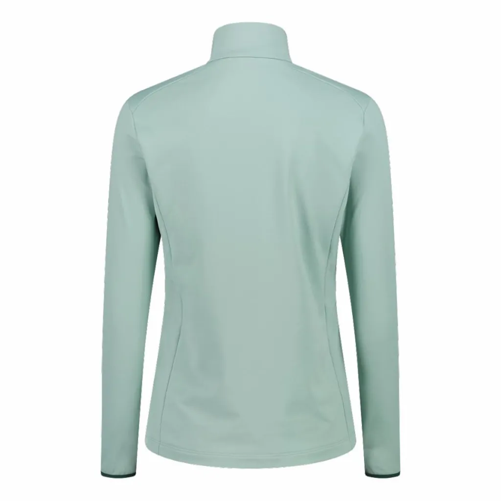 Bedrucktes Half-Zip-Fleeceshirt aus Softech für Damen>CMP Clearance