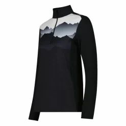 Bedrucktes Half-Zip-Fleeceshirt aus Softech für Damen><noscript><img width=