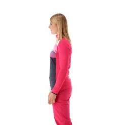 Bedrucktes Half-Zip-Fleeceshirt aus Softech für Damen><noscript><img width=
