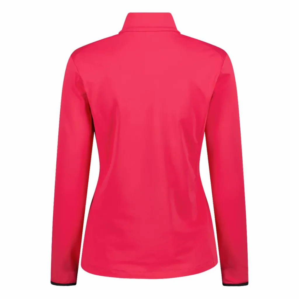 Bedrucktes Half-Zip-Fleeceshirt aus Softech für Damen>CMP Clearance