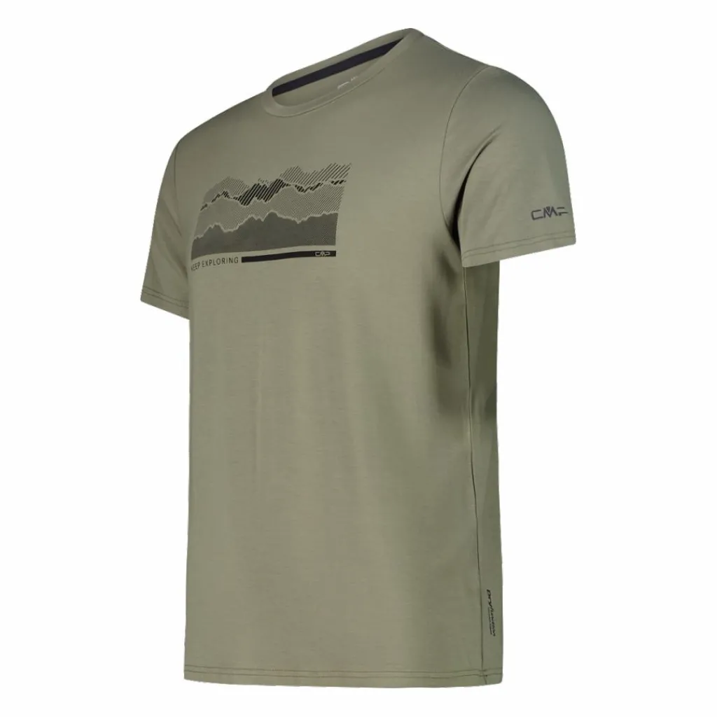 Bedrucktes T-Shirt aus Bambus-Jersey>CMP Discount
