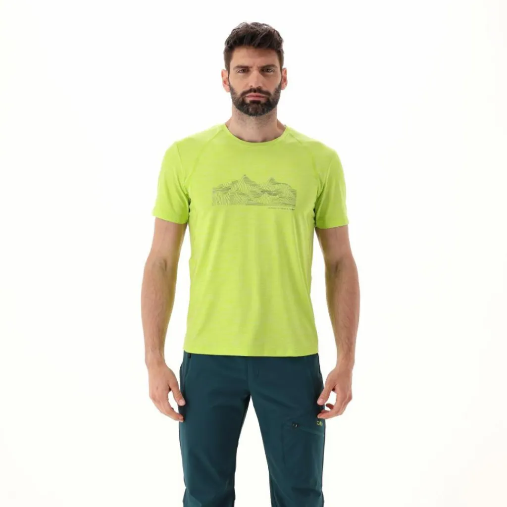 Bedrucktes T-Shirt aus Stretch-Jersey>CMP Hot