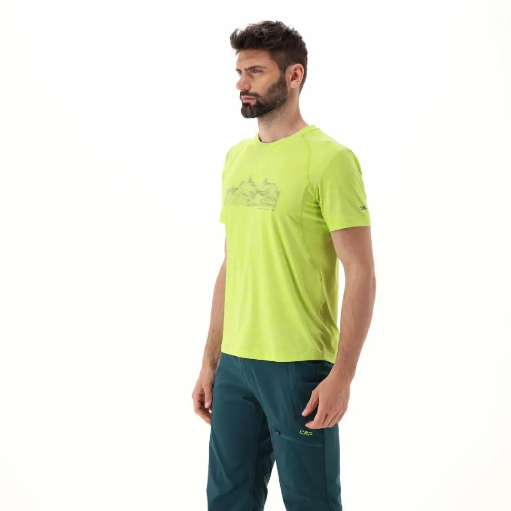 Bedrucktes T-Shirt aus Stretch-Jersey>CMP Hot