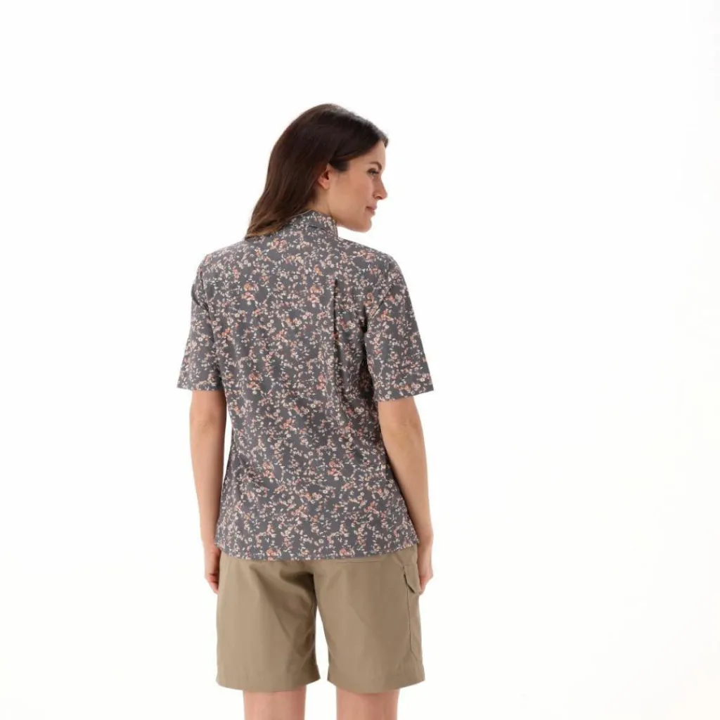 Damen 3/4 Ärmel Stretch-Bluse mit Allover-Druck>CMP Hot