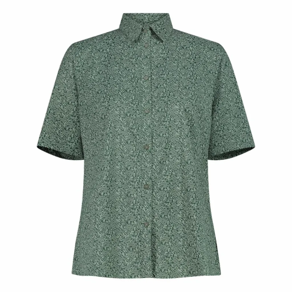 Damen 3/4 Ärmel Stretch-Bluse mit Allover-Druck>CMP Hot