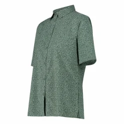 Damen 3/4 Ärmel Stretch-Bluse mit Allover-Druck><noscript><img width=