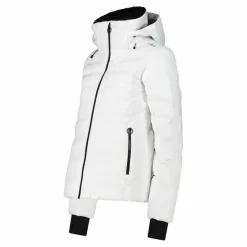 Damen Aprés Ski wattierte Jacke mit Schneegamasche><noscript><img width=