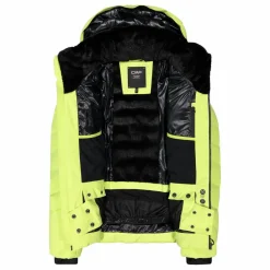 Damen Aprés Ski wattierte Jacke mit Schneegamasche><noscript><img width=