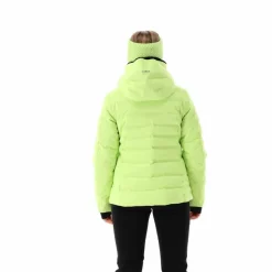 Damen Aprés Ski wattierte Jacke mit Schneegamasche><noscript><img width=