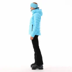 Damen Aprés Ski wattierte Jacke mit Schneegamasche><noscript><img width=