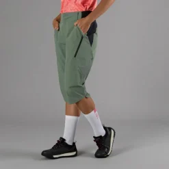 Damen Freebike-Hose mit abnehmbarem Mesh-Innenfutter und Sitzpolster><noscript><img width=