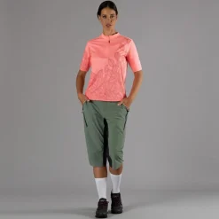 Damen Freebike-Hose mit abnehmbarem Mesh-Innenfutter und Sitzpolster><noscript><img width=