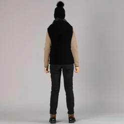 Damen Hose aus Softshell mit sichtbarer Naht vorne><noscript><img width=