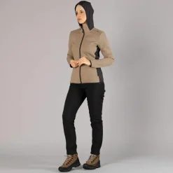 Damen Hose aus Softshell mit sichtbarer Naht vorne><noscript><img width=