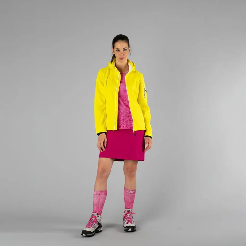 Damen Jacke aus Light Softshell mit abnehmbarer Kapuze>CMP New