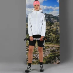 Damen Jacke aus Light Softshell mit abnehmbarer Kapuze><noscript><img width=