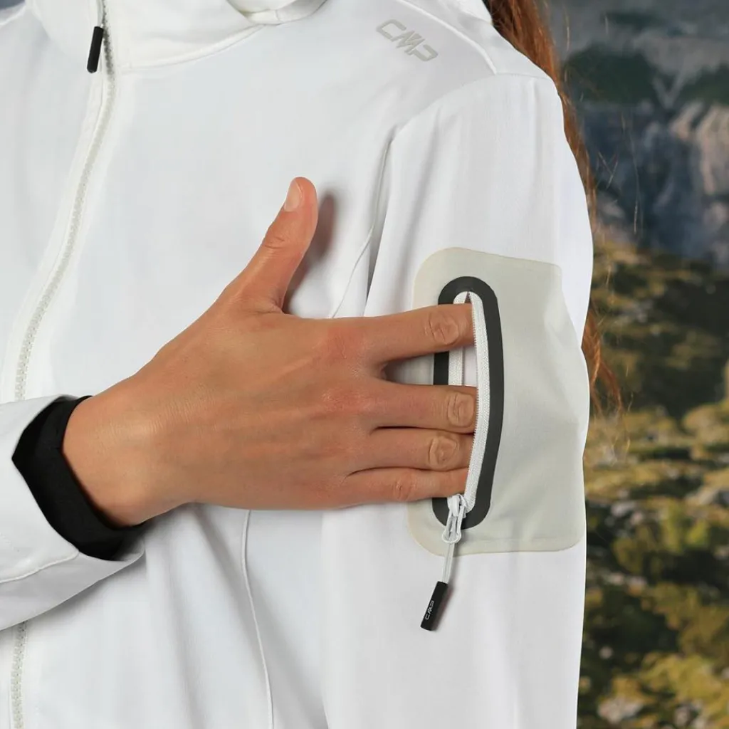 Damen Jacke aus Light Softshell mit abnehmbarer Kapuze>CMP New