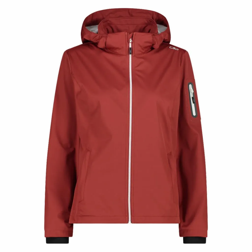 Damen Jacke aus Light Softshell mit abnehmbarer Kapuze>CMP New