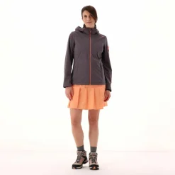 Damen Jacke aus Light Softshell mit abnehmbarer Kapuze><noscript><img width=