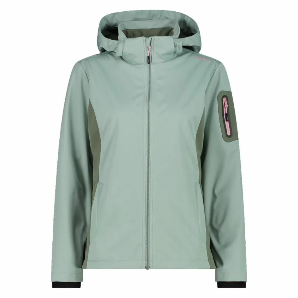 Damen Jacke aus Light Softshell mit abnehmbarer Kapuze>CMP New