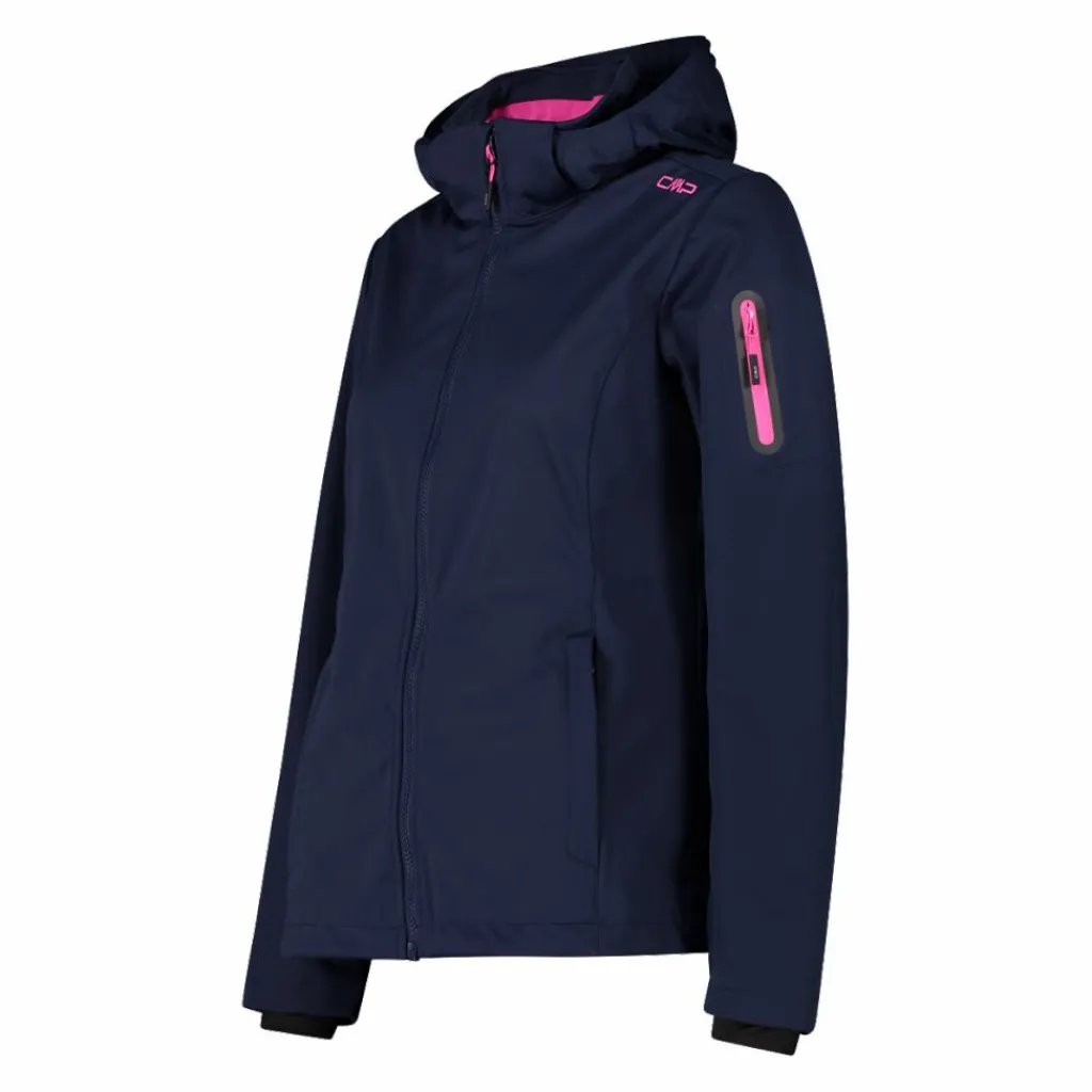 Damen Jacke aus Light Softshell mit abnehmbarer Kapuze>CMP New
