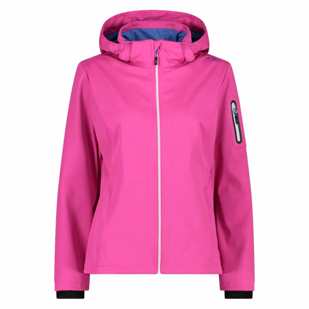 Damen Jacke aus Light Softshell mit abnehmbarer Kapuze>CMP New