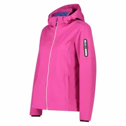 Damen Jacke aus Light Softshell mit abnehmbarer Kapuze><noscript><img width=