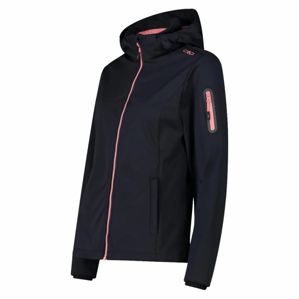 Damen Jacke aus Light Softshell mit abnehmbarer Kapuze>CMP New