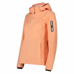 Damen Jacke aus Light Softshell mit abnehmbarer Kapuze><noscript><img width=