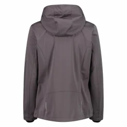 Damen Jacke aus Light Softshell mit abnehmbarer Kapuze><noscript><img width=