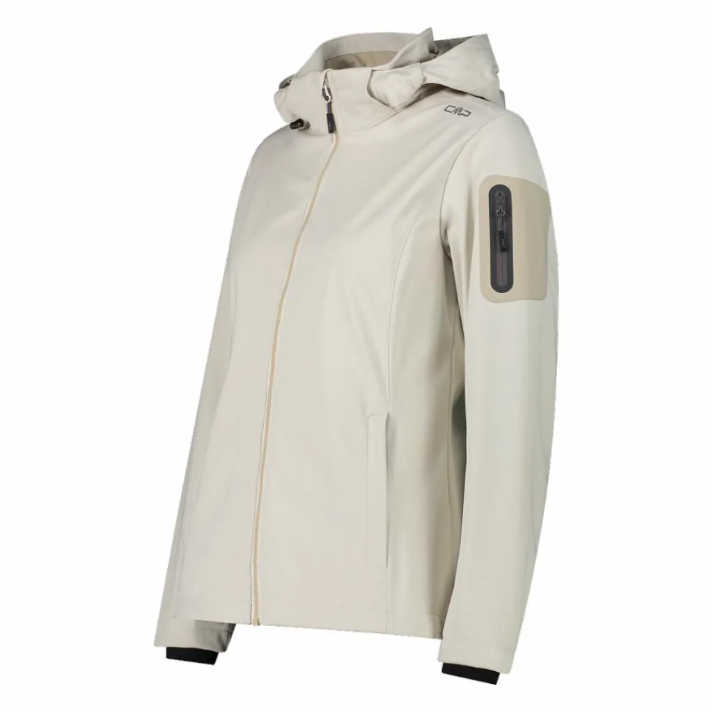 Damen Jacke aus Light Softshell mit abnehmbarer Kapuze>CMP New