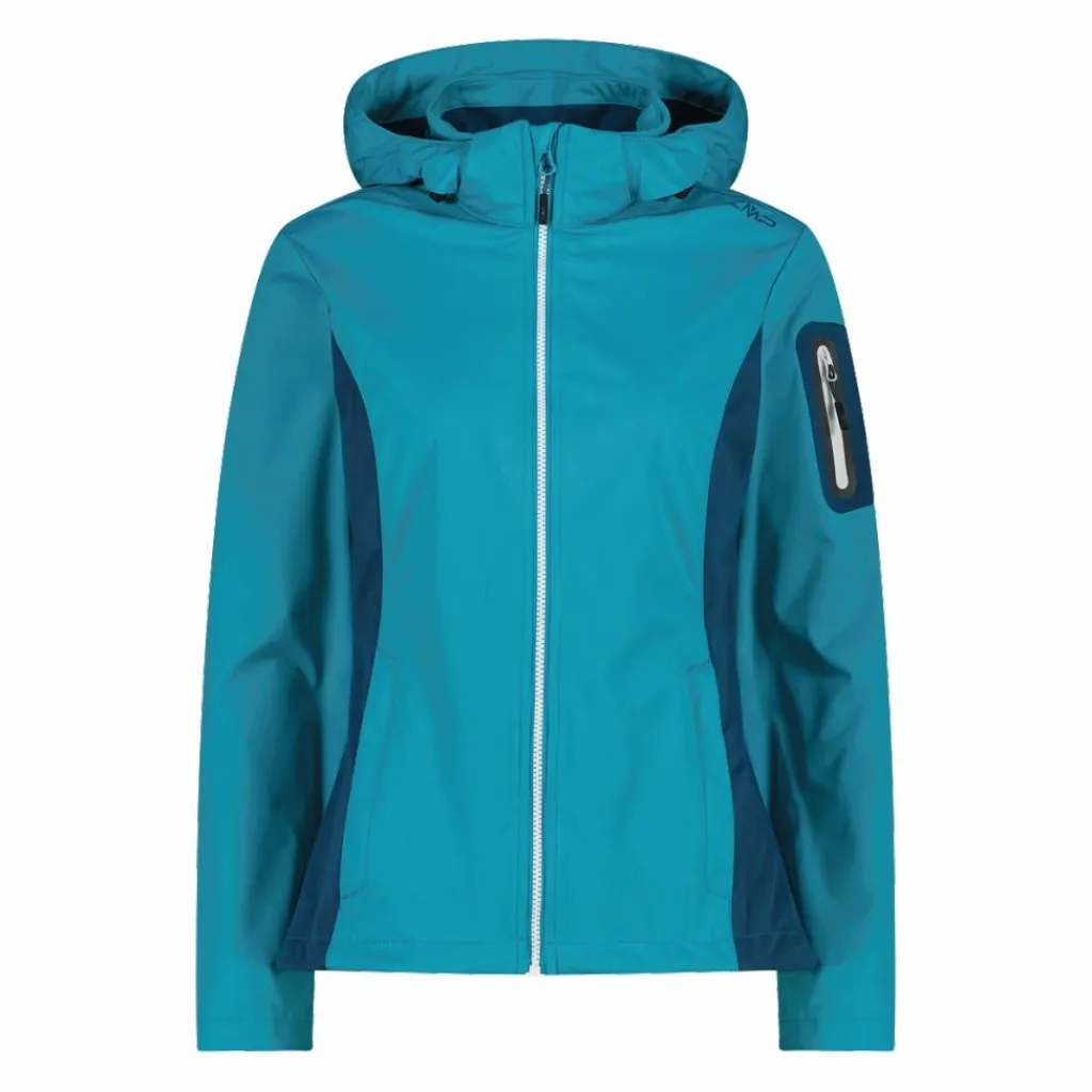 Damen Jacke aus Light Softshell mit abnehmbarer Kapuze>CMP New