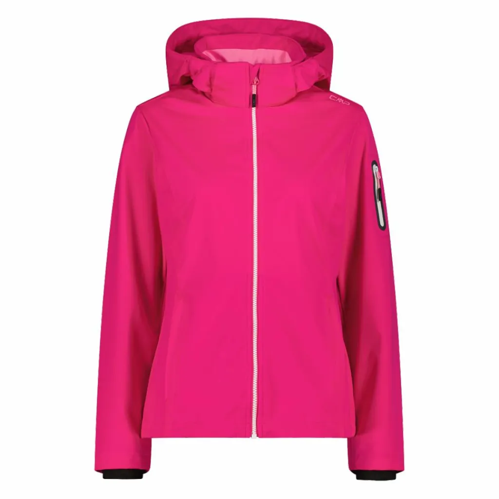 Damen Jacke aus Light Softshell mit abnehmbarer Kapuze>CMP New