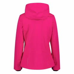 Damen Jacke aus Light Softshell mit abnehmbarer Kapuze><noscript><img width=