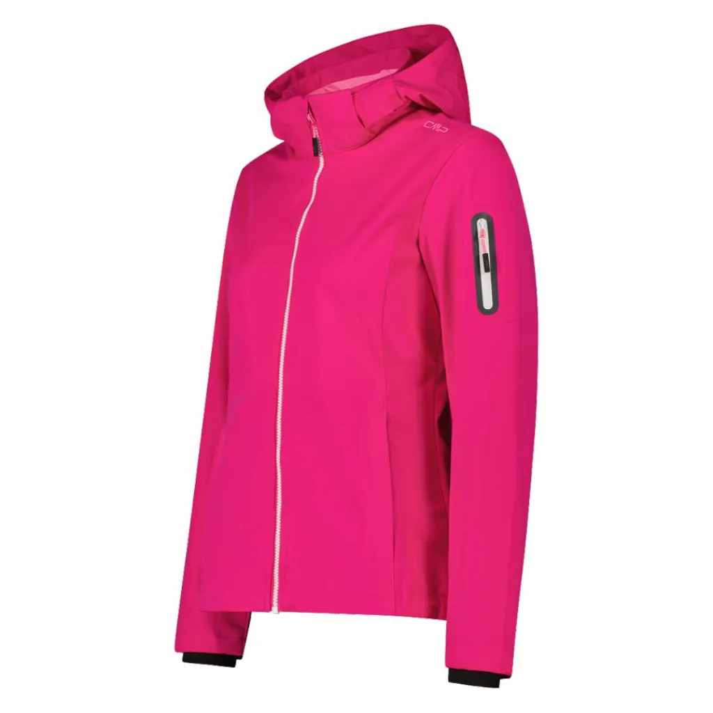 Damen Jacke aus Light Softshell mit abnehmbarer Kapuze>CMP New