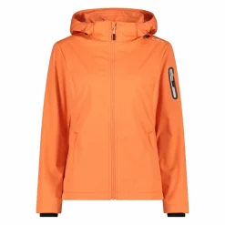 Damen Jacke aus Light Softshell mit abnehmbarer Kapuze><noscript><img width=