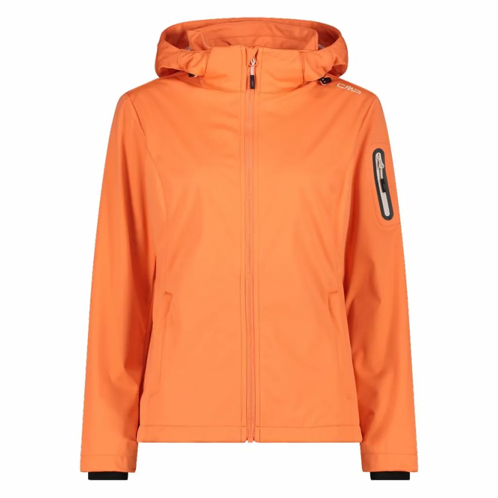 Damen Jacke aus Light Softshell mit abnehmbarer Kapuze>CMP New