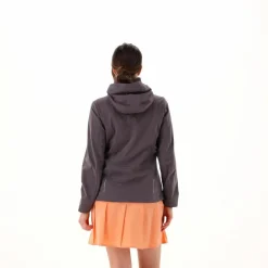 Damen Jacke aus Light Softshell mit abnehmbarer Kapuze><noscript><img width=