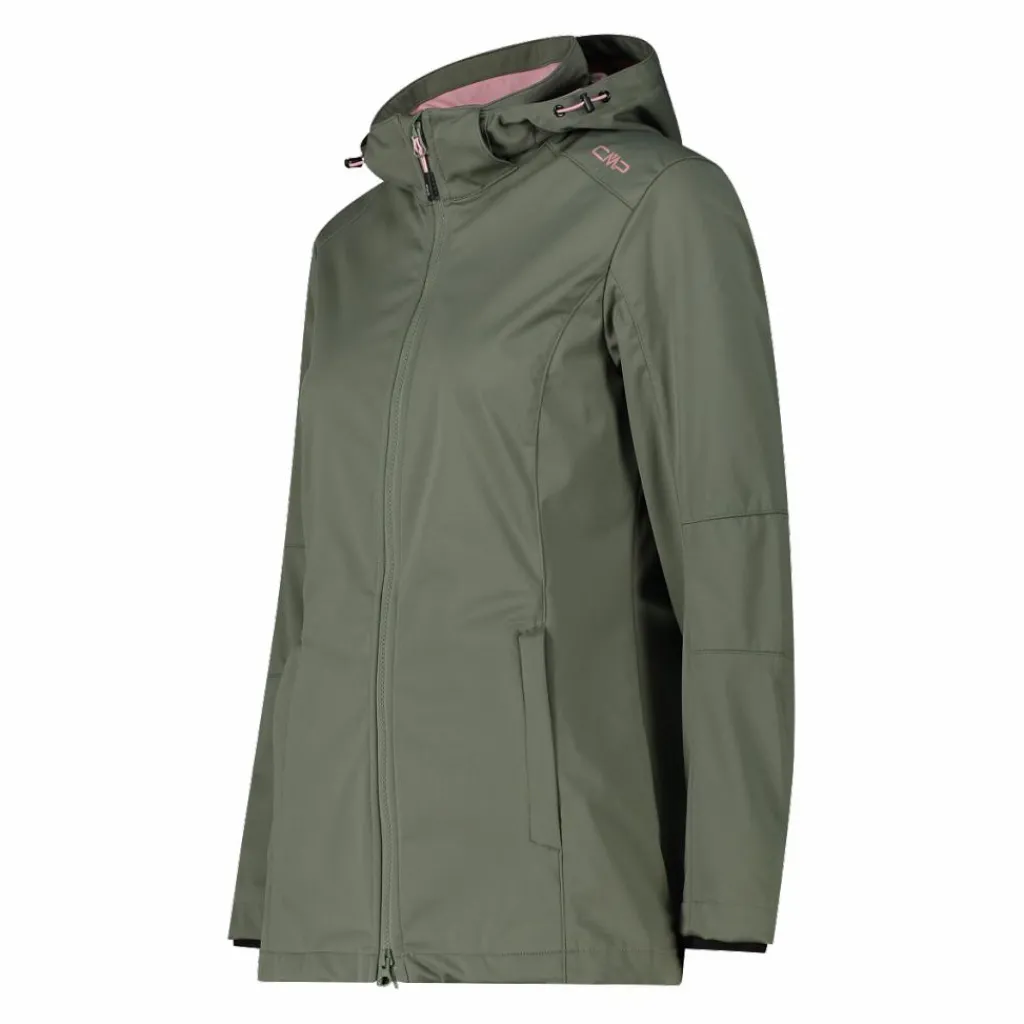 Damen Jacke aus Light Softshell mit abnehmbarer Kapuze>CMP