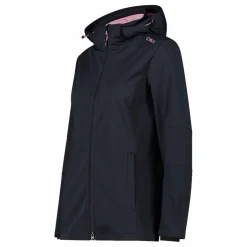 Damen Jacke aus Light Softshell mit abnehmbarer Kapuze><noscript><img width=