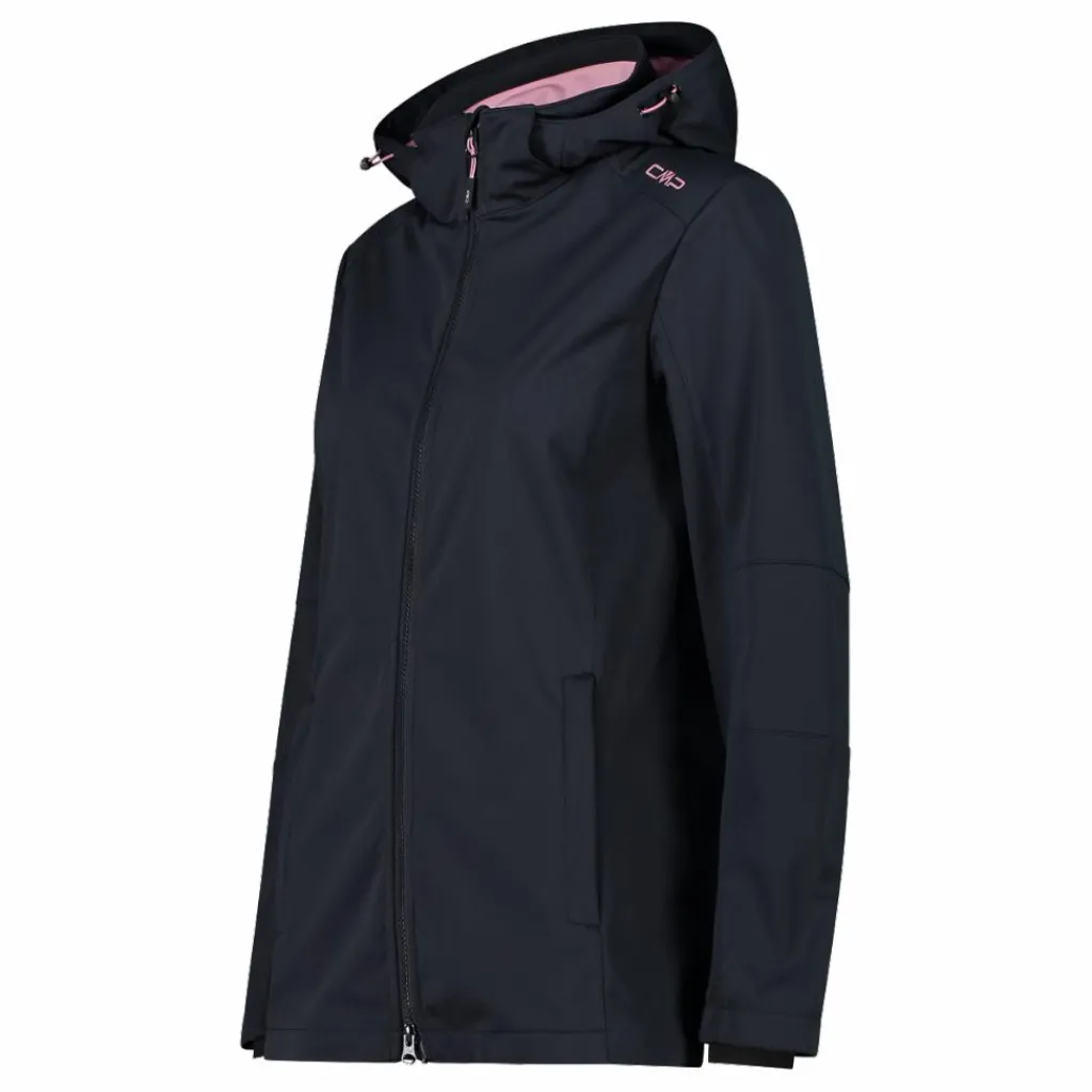 Damen Jacke aus Light Softshell mit abnehmbarer Kapuze>CMP