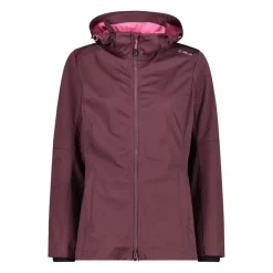 Damen Jacke aus Light Softshell mit abnehmbarer Kapuze><noscript><img width=