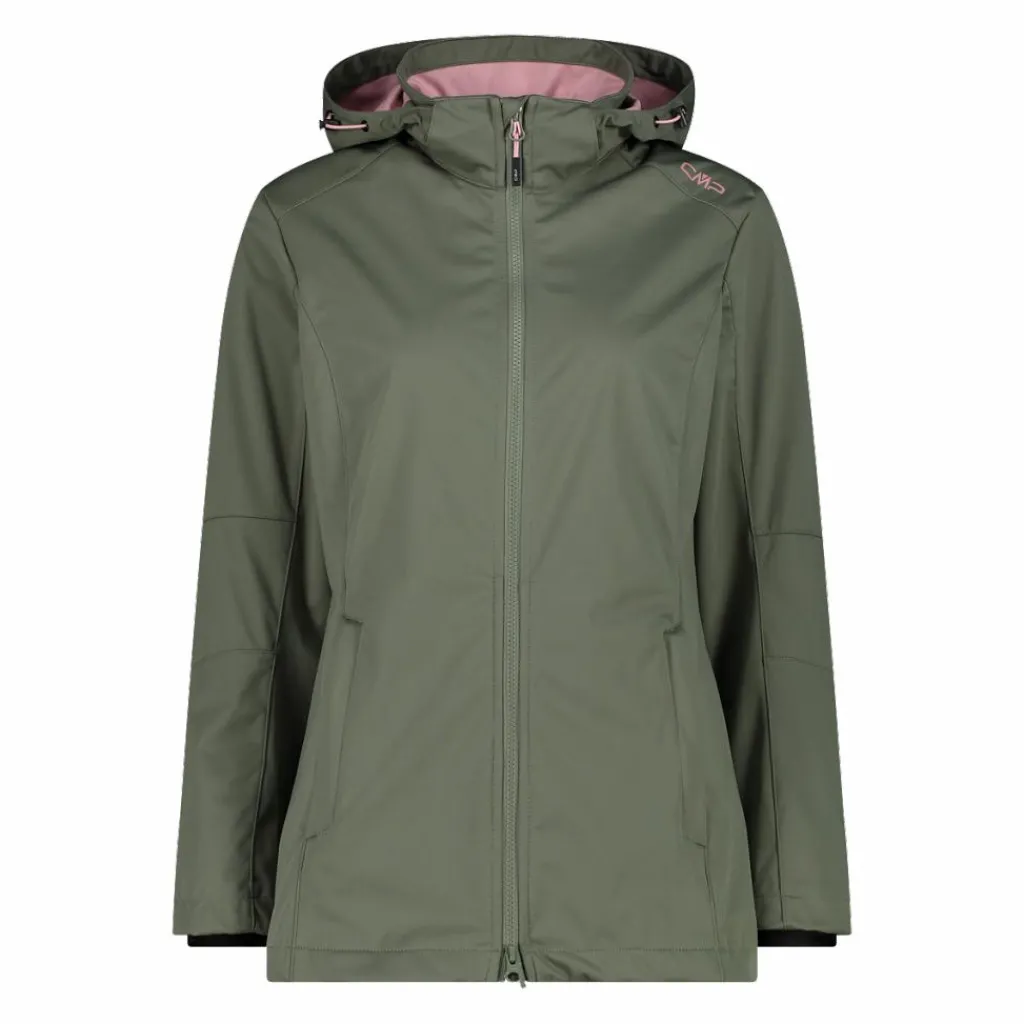 Damen Jacke aus Light Softshell mit abnehmbarer Kapuze>CMP