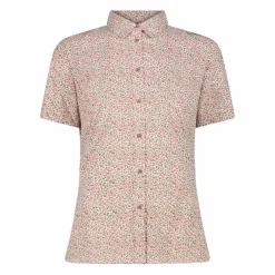 Damen Kurzarm-Bluse mit Karomuster>CMP Clearance