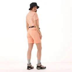 Damen Kurzarm-Bluse mit Karomuster><noscript><img width=