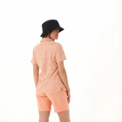 Damen Kurzarm-Bluse mit Karomuster><noscript><img width=