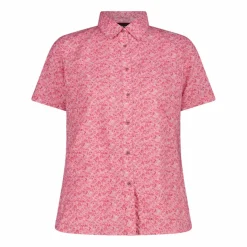 Damen Kurzarm-Bluse mit Karomuster><noscript><img width=